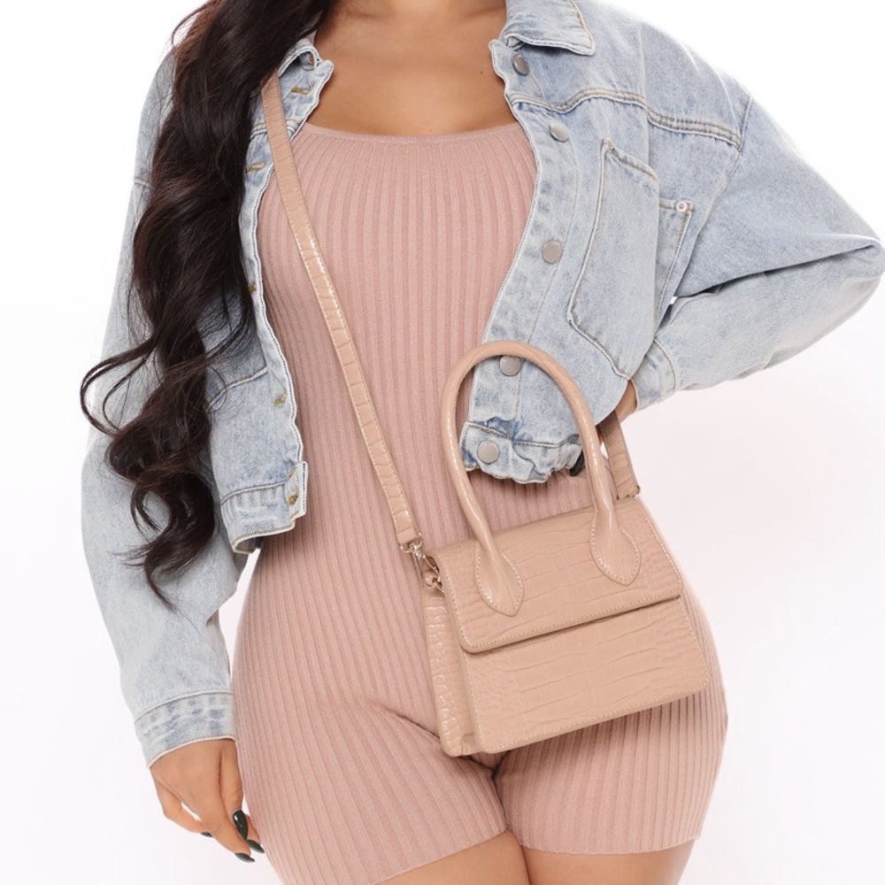 Nude crossbag - Picture 2 of 2